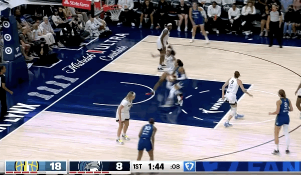 状态糟糕！山猫首节三分5中0仅得10分，落后天空14分